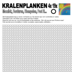 kralenplank werkblad rond 4×19